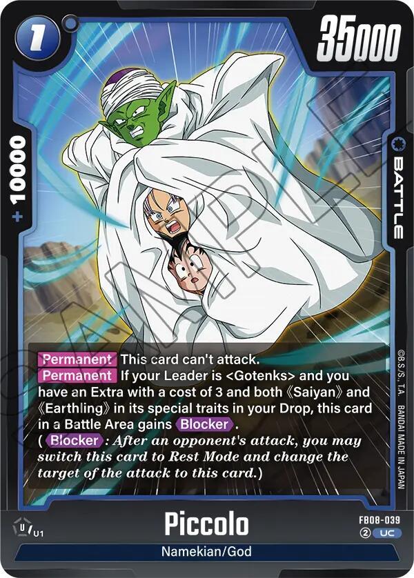 Piccolo - FB08-039 - Saiyan's Pride - Dragon Ball Super: Fusion