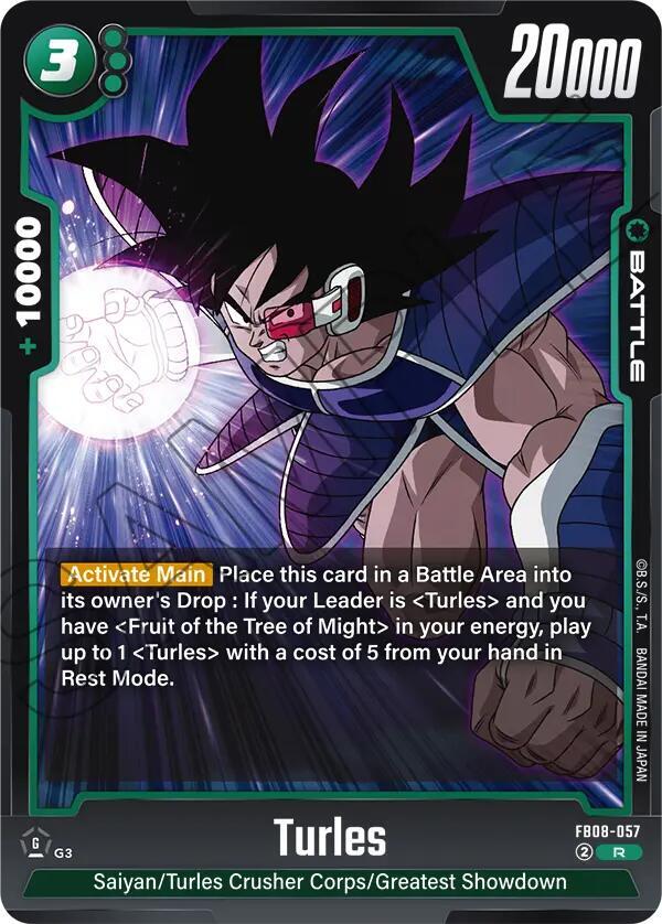 Turles - FB08-057 - Saiyan's Pride - Dragon Ball Super: Fusion