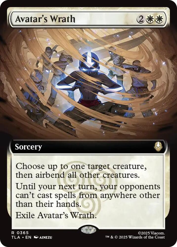 Avatar's Wrath (Extended Art) (NM - Foil)