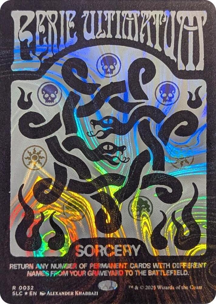 Eerie Ultimatum (Halo Foil) - Secret Lair Countdown Kit - Magic