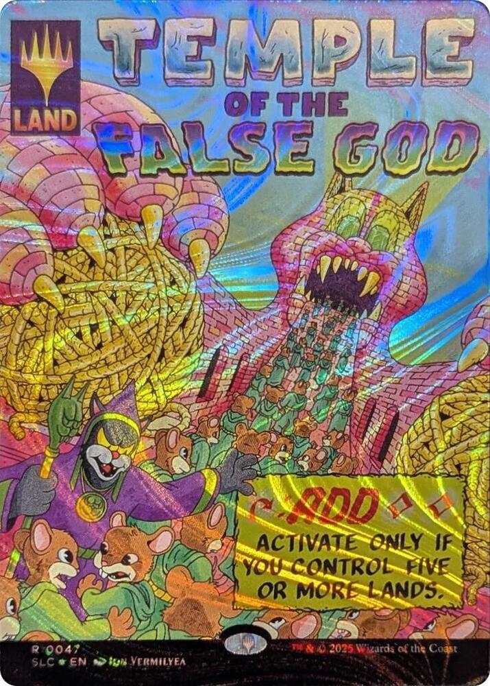 Temple of the False God /邪神の寺院 halo foil Temple of the False God (Halo Foil) - Secret Lair Countdown Kit