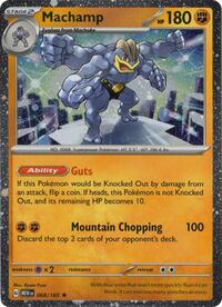 Machamp 068/165 (Cosmos Holo) #068/165 from Miscellaneous Cards & Products Pokemon card image