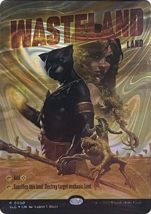 Wasteland (Halo Foil) - Secret Lair Countdown Kit - Magic: The