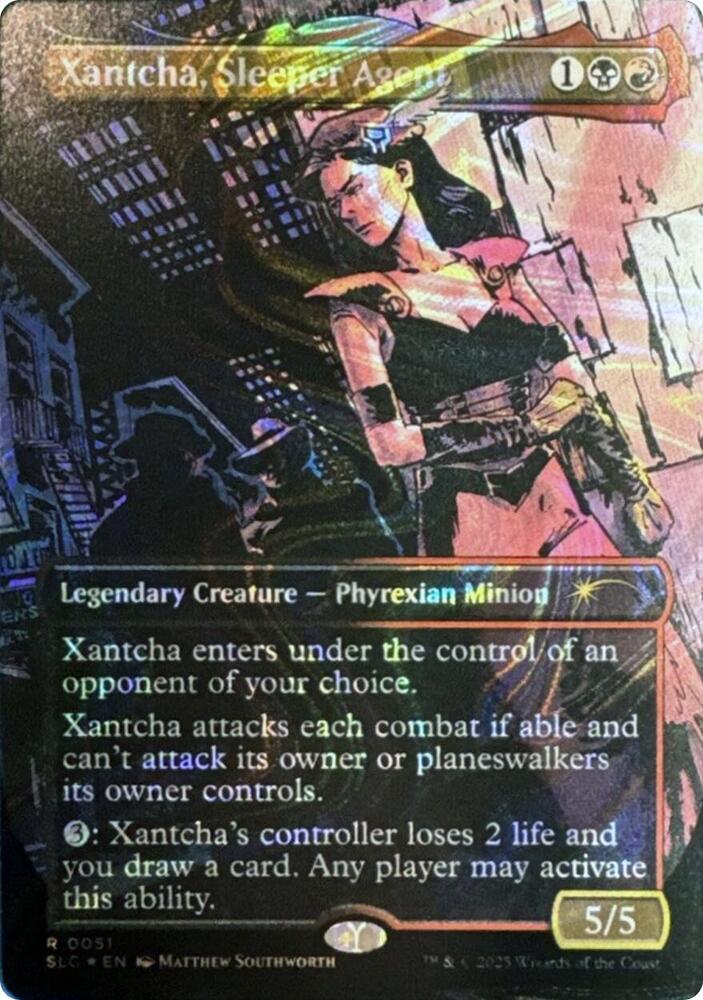 Xantcha, Sleeper Agent (Halo Foil) - Secret Lair Countdown Kit