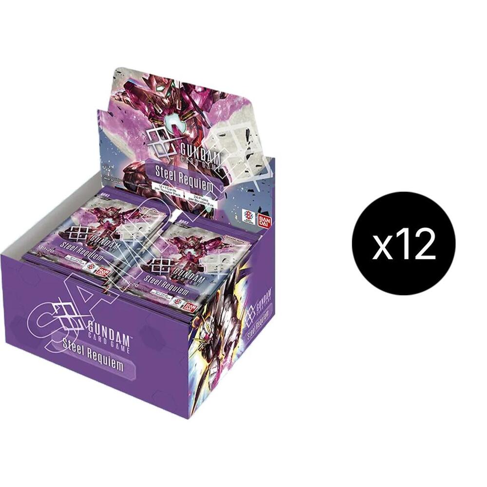 Steel Requiem Booster Box Case - Steel Requiem - Gundam Card Game