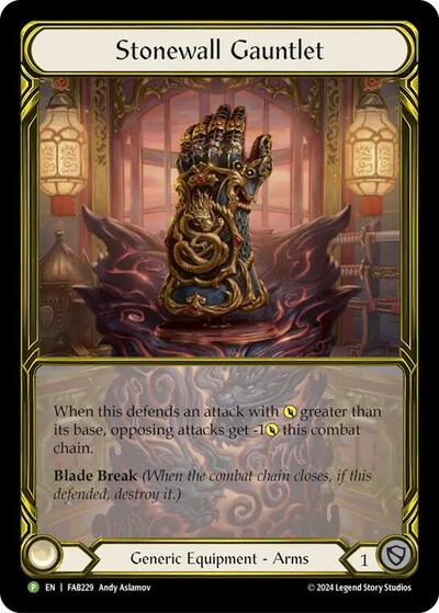 Stonewall Gauntlet Golden