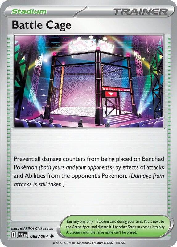 Battle Cage 085/094 from ME02: Phantasmal Flames