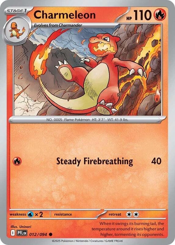 Charmeleon 012/094 from ME02: Phantasmal Flames