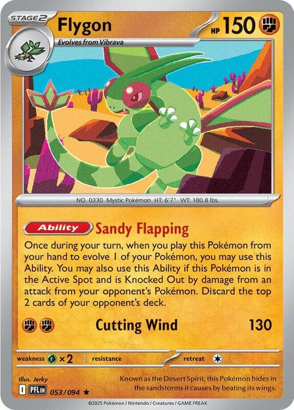 Flygon 053/094 from ME02: Phantasmal Flames