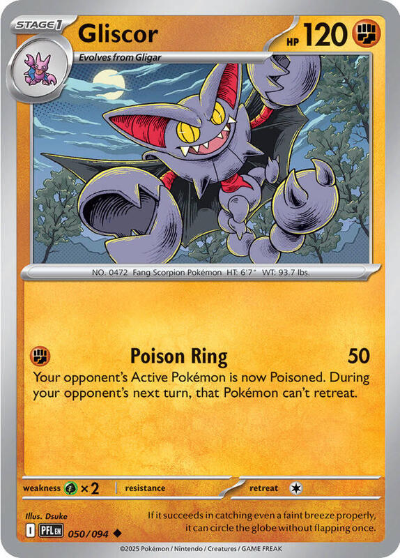Gliscor 050/094 from ME02: Phantasmal Flames