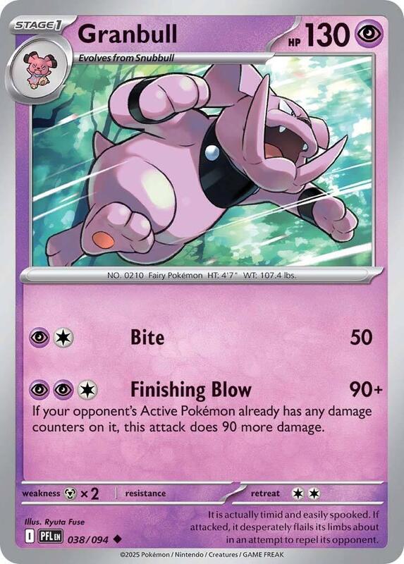 Granbull 038/094 from ME02: Phantasmal Flames