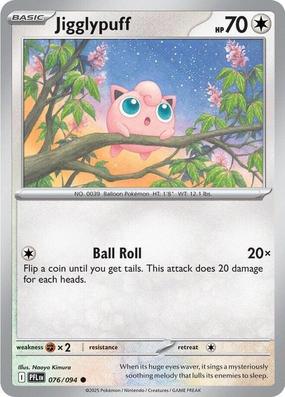 Jigglypuff 076/094 from ME02: Phantasmal Flames