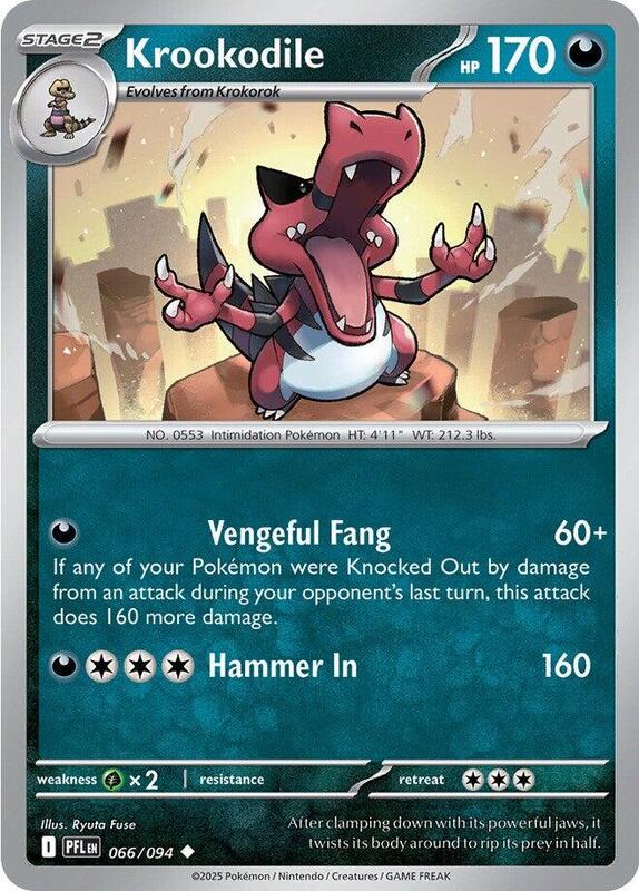 Krookodile 066/094 from ME02: Phantasmal Flames