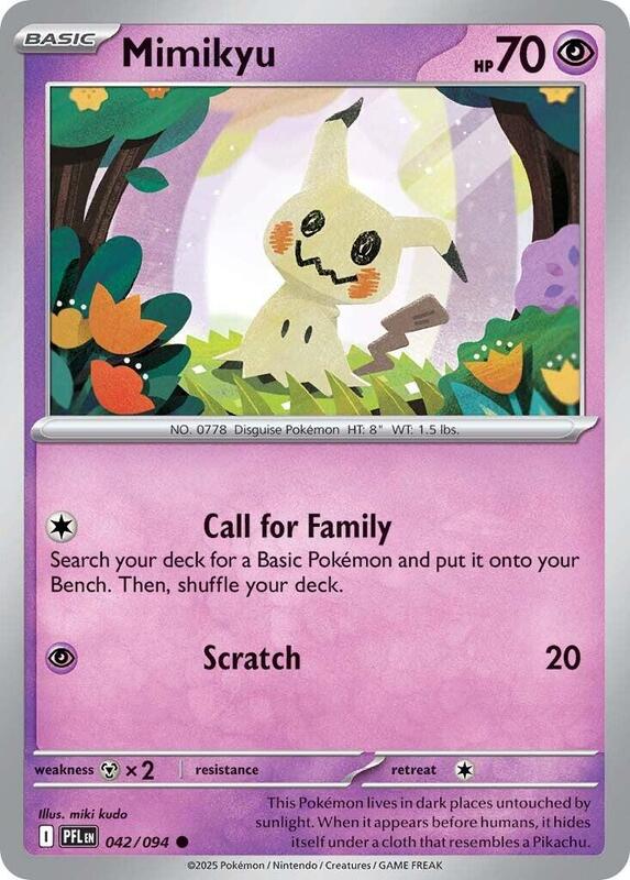 Mimikyu 042/094 from ME02: Phantasmal Flames