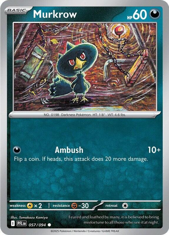 Murkrow 057/094 from ME02: Phantasmal Flames