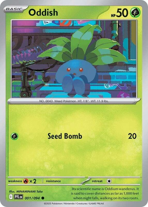 Oddish 001/094 from ME02: Phantasmal Flames