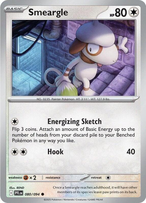 Smeargle 080/094 from ME02: Phantasmal Flames