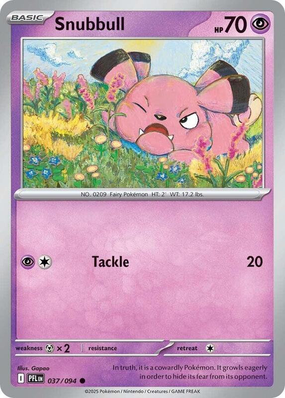 Snubbull 037/094 from ME02: Phantasmal Flames