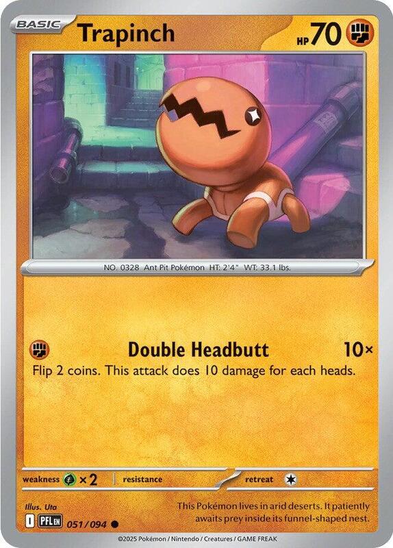 Trapinch 051/094 from ME02: Phantasmal Flames