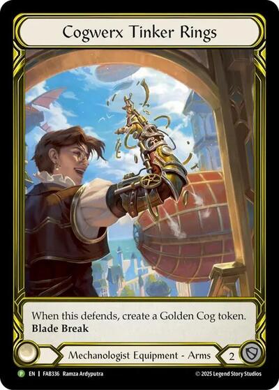 Cogwerx Tinker Rings Golden