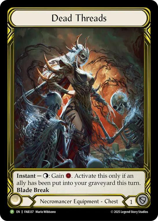 その他 Dead Threads CF flesh and blood fab Dead Threads (Treasure) - High Seas - Flesh and Blood TCG