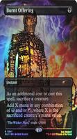 MTG Burnt Offering ボーダーレス版英語foil SLD Burnt Offering (Rainbow Foil) - Secret Lair Drop Series - Magic