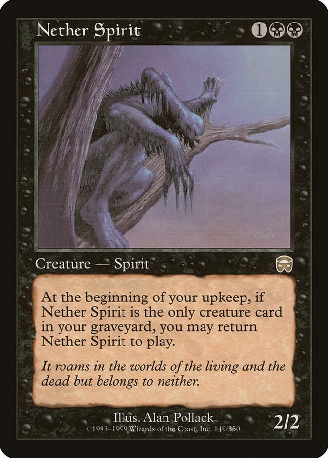 Nether Spirit - Mercadian Masques - Magic: The Gathering
