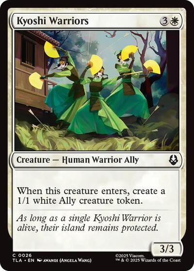 Kyoshi Warriors from TLA #26, Magic: The Gathering card