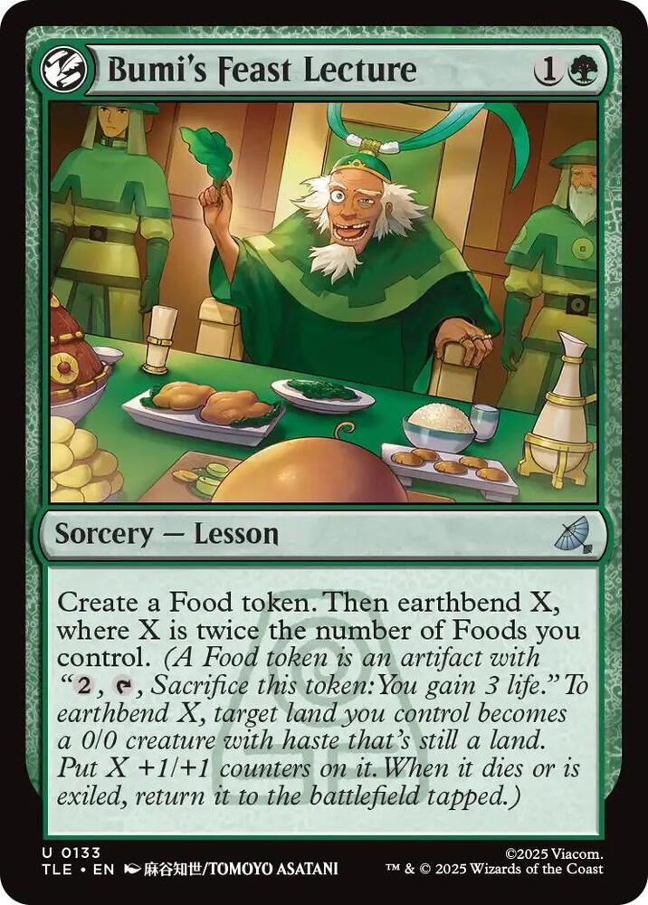 Bumi's Feast Lecture 133 card