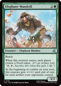 Elephant-Mandrill - Avatar: The Last Airbender: Eternal-Legal - Magic: The Gathering card