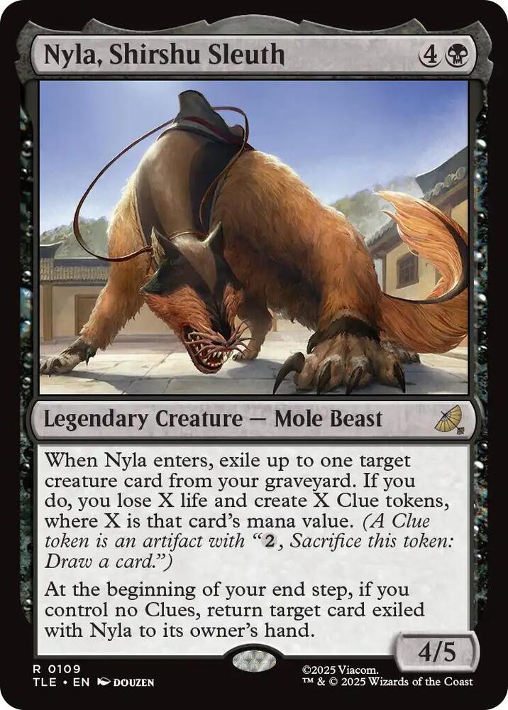 Nyla, Shirshu Sleuth 109 card