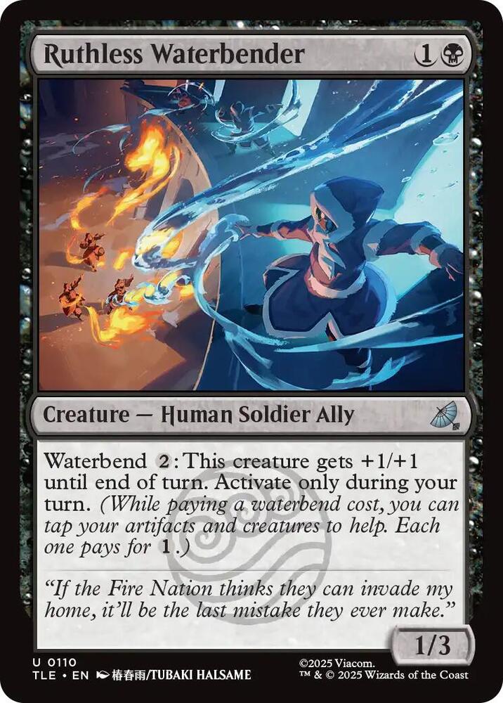 Ruthless Waterbender 110 card