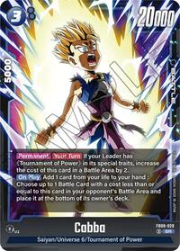 Cabba - FB08-029 - Saiyan's Pride - Dragon Ball Fusion World card