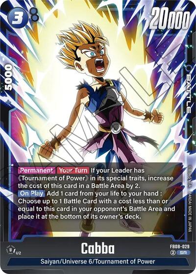Cabba - FB08-029 card
