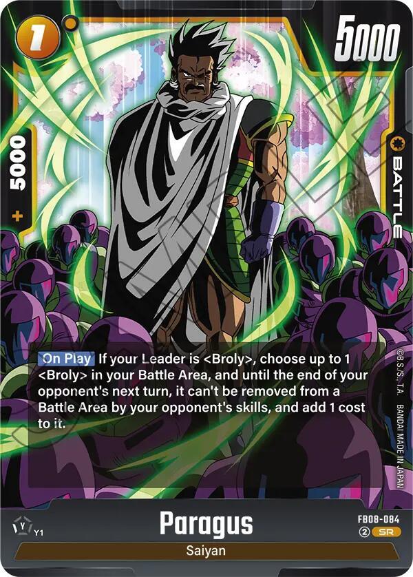 Paragus - FB08-084 - Saiyan's Pride - Dragon Ball Super: Fusion