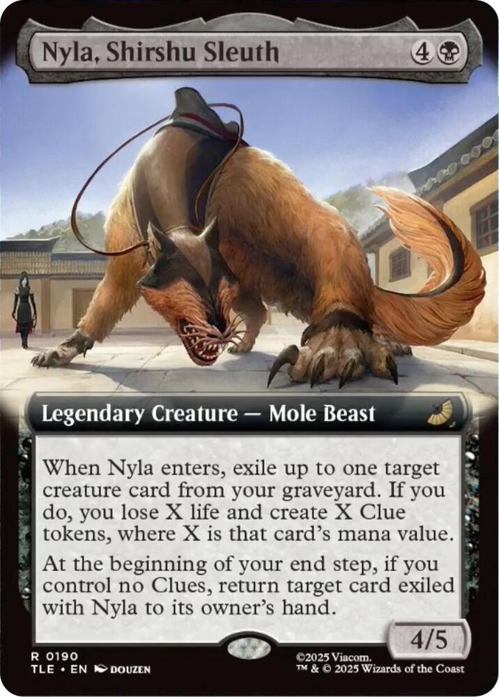 Nyla, Shirshu Sleuth (Extended Art) 190 card