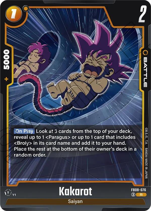 Kakarot - FB08-076 - Saiyan's Pride - Dragon Ball Super: Fusion