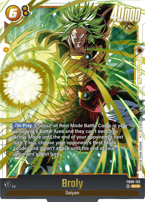 Broly - FB08-122 - Saiyan's Pride - Dragon Ball Super: Fusion