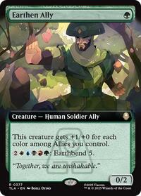 Earthen Ally (Extended Art) - Avatar: The Last Airbender - Magic: The Gathering card