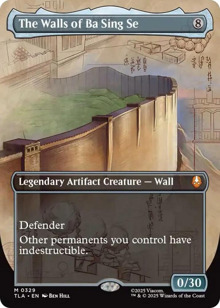 The Walls of Ba Sing Se (Borderless) (NM - Foil)