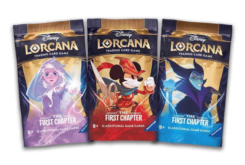 Disney Lorcana: The First Chapter Booster Pack Art Bundle [Set of