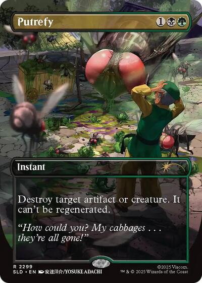 Putrefy (Secret Lair) from SLD #2299, Magic: The Gathering card