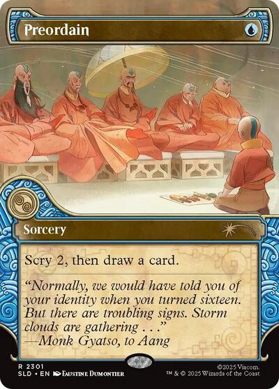 Preordain (Secret Lair) SLD 2301 Magic card