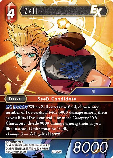 Zell EX - Journey of Discovery - Final Fantasy TCG - TCGplayer.com