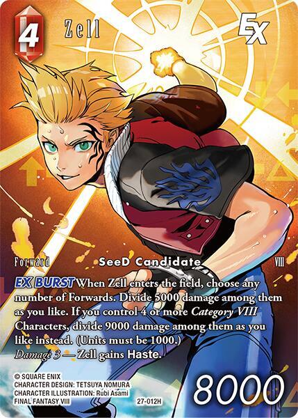 Zell EX (Full Art) - Journey of Discovery - Final Fantasy TCG