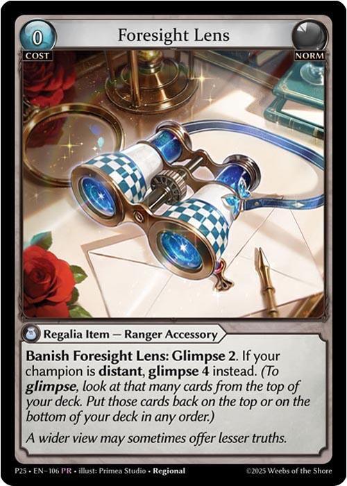 Foresight Lens - Promotional Cards - Grand Archive TCG - TCGplayer.com