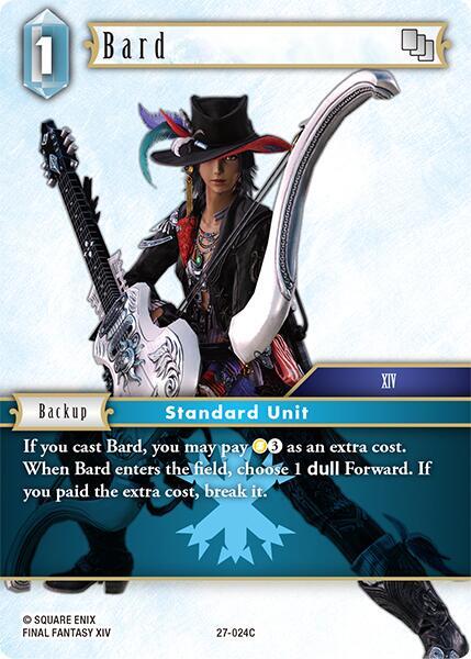mtg final fantasy bard Bard's Bow - 174 Job select (When this Equipment enters Bard (27-024C) - Journey of