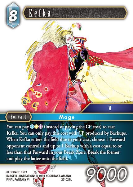 Kefka - Journey of Discovery - Final Fantasy TCG - TCGplayer.com