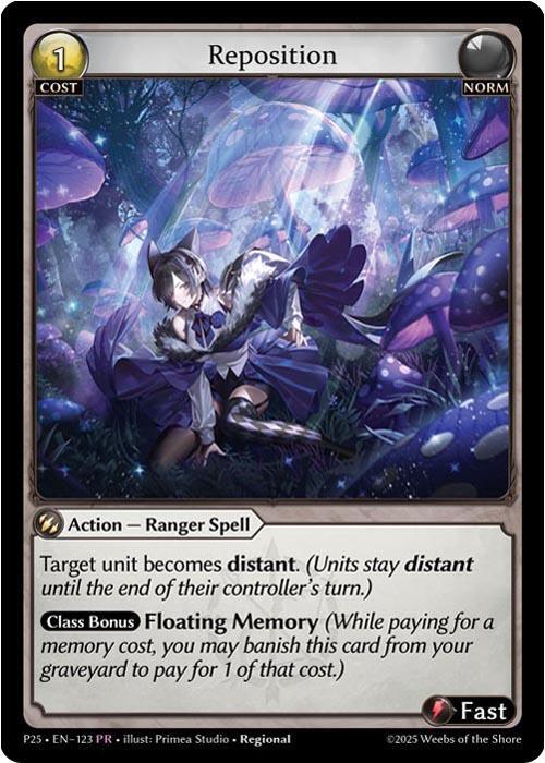 Reposition - Promotional Cards - Grand Archive TCG - TCGplayer.com