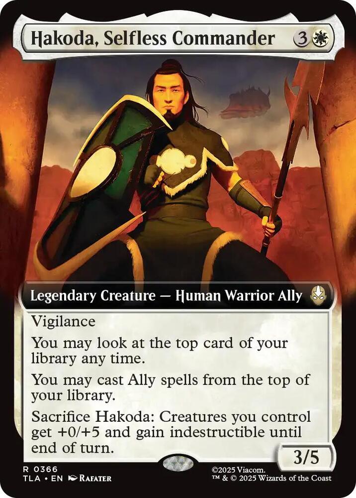 Hakoda, Selfless Commander (Extended Art)